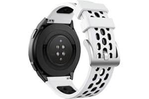 KINOEHOO Ersatzarmband kompatibel mit HUAWEI Watch GT 2E Edelstahl Armband Weiche Silikon Uhrenarmbänder.