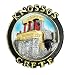 Produktbild Knossos Kreta Griechenland Hellas ägäis Kunstharz 3D starker Kühlschrank Magnet Souvenir Tourist Geschenk Chinesische Magnet Hand Made Craft Creative Home und Küche Dekoration Magnet Sticker schwarz