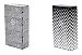 Produktbild 2 x Zigarettenetui Kunststoff edel SNAKE + CUBES schwarz-weiss für 100 mm Zigaretten Zigarettenbox ohne Schockbilder
