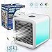Produktbild TMKOO Mini Mobiles Klimagerät Tragbare Klimaanlage Luftkühler Air Cooler,Luftbefeuchter&Luftreiniger Ventilator mit USB Anschluß (Einstellbare 7 Stimmungslichter - 3 Windgeschwindigkeit)