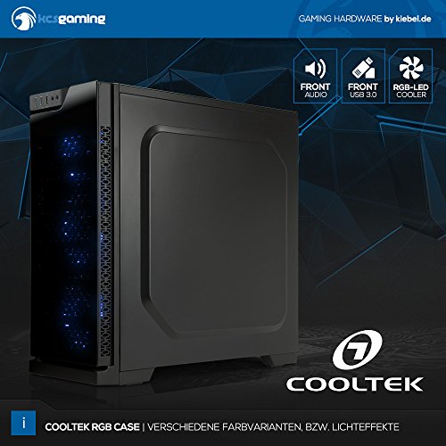 Kiebel Gamer-PC [184194] AMD Ryzen 7 1800X (8×3.6GHz) | 16GB DDR4-2666 | 500GB M.2 SSD + 2TB | NVIDIA GeForce GTX 1080 8GB | ASUS | USB3 | DVD | Sound | Win10 | Gaming Computer - 6