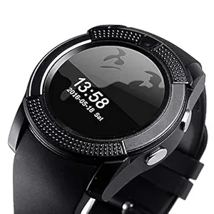 SmartWatch for Mens Boys Girls Women, Wireless Bluetooth Smart Watch with All 4G 5G Phone & TF Card Slot with Camera and Sim Card Slot fro All Android and iOS Smartphones Latest Touch SmartWatch