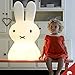 Produktbild Unbekannt NF Silikon pat Ligh schöne Cartoon Miffy Kaninchen Tischlampe, LED Night Light Bedside Baby Sleeping Light Cartoon Dekorative Tabelle Lampe Little Girl Boy (Bunny Light),80cm