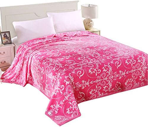 MYLUNE HOME Faux Fur Mink Fleece Blanket Throws Quilt for Bedroom Living Rooms Sofa Full/Queen/King Size
