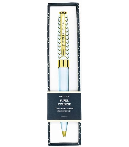 Stylo Personnalisé Draeger Paris 'Tu Es Le Meilleur' - Encre Noire - Idée Cadeau élégante Avec Boîte