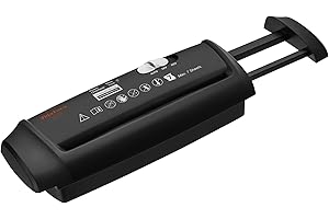 VidaTeco Strip Cut Mini Shredder for Home Use, Paper Shredder Without Basket, 7-Sheet Shreds Paper/Credit Card for Office Machine, Security P-2 Jam Proof, Small Portable with Extendable Arm