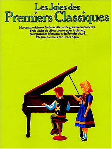 Livres Couvertures de Joies des Premiers Classiques - piano