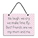 Produktbild Wir lachen wir CRY Best Friends sind wir My Mum und Me handgefertigt Home Schild/Plakette Geschenk 599