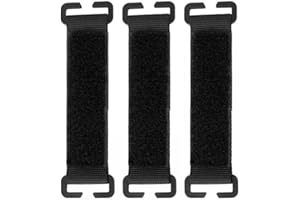 BigCheer Taktische Klett-Patches Board,3 Stück Molle Patches Anzeigetafel, Taktische Molle-Haken und Schlaufe, Molle-Panel für Abzeichen und Abzeichen