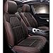 Produktbild ShiBin Sitzbezüge Neuer All-Inclusive-Autositz Four Seasons Universal-Leinen-Sitzbezug aus Buchweizen im Winter Sitzbezügesets (Color : Brown)
