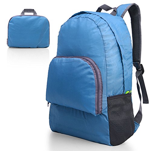 Preisvergleich Produktbild zhang-hongjun,Ultraleichter, tragbarer Rucksack Faltbarer Dauerhafter Reise-Wanderrucksack Lady / Men Backpack (Blau) Last 20L(Color:BLAU)