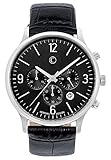 C-Collection by CHRIST Herren-Armbanduhr Analog Quarz One Size, schwarz, schwarz