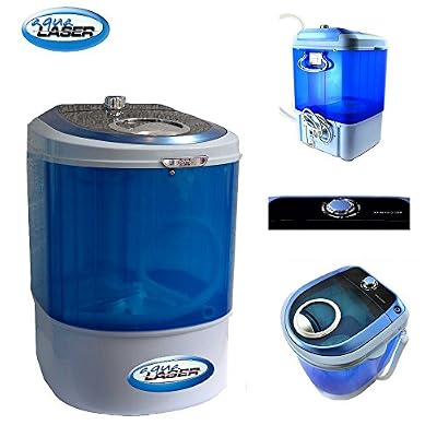 Aqua Laser Mini Machine à laver Aqua Laser électrique blanchisserie nouveau pour célibataire ou pour le camping