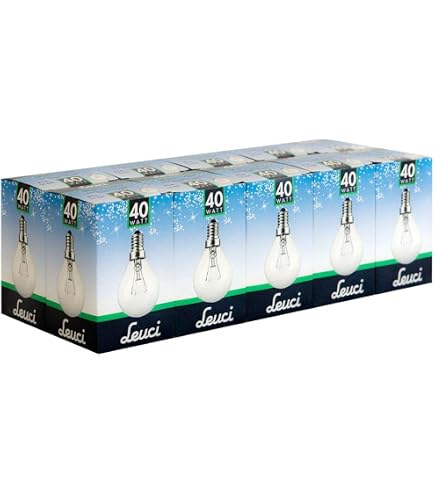Leuci Glühbirne Birnenform A60 15W E27 Klar Glühlampe 15