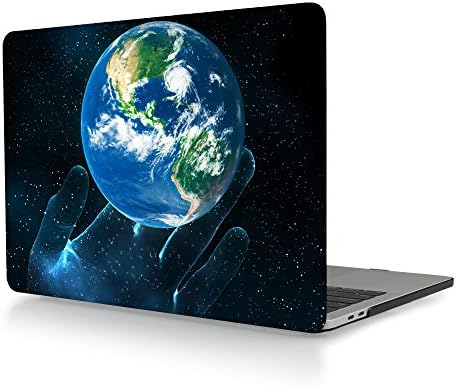 Redlai Macbook Pro 15 Case 2016 Newest,Print Clear Transparent Hard Case For Macbook Pro 15 with Touch bar Model:A1707 (Released October 2016),Blue planet