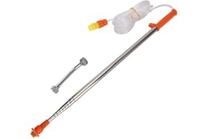 FOTABPYTI Rust Resistant Sprayer Accessories, Telescopic Spray Rod, Stainless Steel Durable Corrosion Resistant for Fruit Farmers