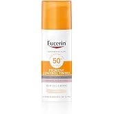 Eucerin Sun Pigment Control SPF 50+ with Light Tone Color (50ml), SPF 50+ Sun Face Cream with UVA/UVB Filters, Anti-Blemish S