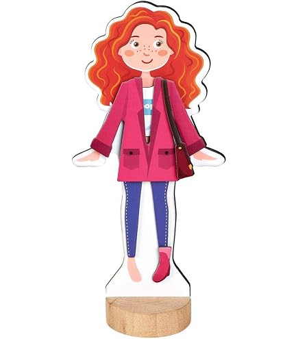 Klever Kits Poupées Magnétiques Princesses – 5 Poupées Double Face, 60+ Tenues Et Accessoires Aluminium – Livre D’Activités Nomade, Cadeau Créatif Fille 4-8 Ans
