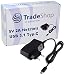 Produktbild Trade-Shop 5V Schnell Ladekabel Ladegerät Netzteil USB 3.1 Typ C 2A für ACER Switch Alpha 12 (i7) Asus Transformer Book T100 HA Asus ZenPad S 8.0 Google Pixel C HP Pro Tablet 608 HP Pro Tablet 608 4GB RAM HP Pro Tablet 608 LTE HP Pro Tablet 608 LTE 4GB RAM