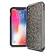 Produktbild X-Doria Kompatibel 2018 iPhone XR, iPhone 6.1 Zoll Hülle, Defense Lux (DropShield) Serie, Militärischer Grad Tropfen Getestet von 3m, Schützender Case für Apple iPhone XR, Dunkler Glitter