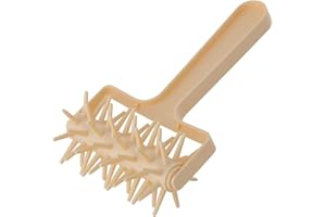 PADERNO WORLD CUISINE Paderno Rullo Bucasfoglia, Veloce e Efficiente per bucare la Pasta, in POM, Lavabile in Lavastoviglie, Lunghezza 11.5 cm