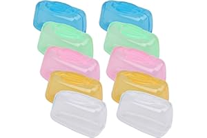 SUNEAST Sunest Lot de 10 cache-têtes de brosse à dents portable de voyage pour brosse à dents électrique et manuelle Couleur aléatoire