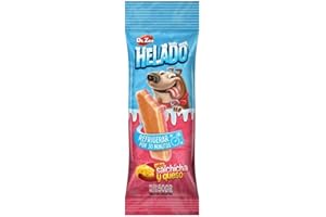 CT-TRONICS Dr.Zoo Helado para Perros 12 x 50 Gr | Varios sabores Crema, Banana Split o Salchicha y Queso | Sabrosos (12x50Gr, Salchicha Y Queso)