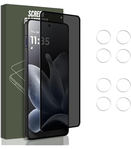 Pellicola In Vetro Temperato Per Motorola Edge 70 5G – 2 Pezzi, Durezza 9H, Con Protezione Fotocamera E Guida All'installazione