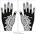 STENCILS TATTOO Mehndi TemplateTattoo Henna Designs s112 2 Sheets for Left and Right Hand - September Sale!