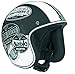 Vega X-380 Open Face Helmet with Old Skool Graphic (Flat Black/Monochrome Medium) RS.4699.00
