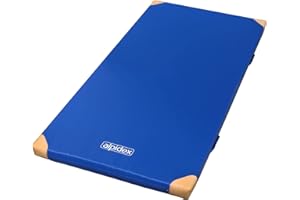‎ALPIDEX ALPIDEX Matte Turnmatte Sportmatte Gymnastikmatte 200 x 100 x 8 cm mit Antirutschboden und Lederecken RG 80 (weich)