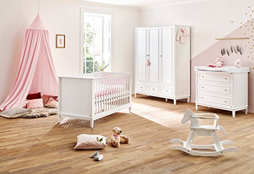 Preisvergleich Produktbild Pinolino 103402BG Kinderzimmer 'Hope' breit groß, weiß
