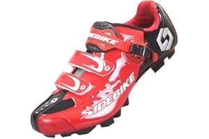 MSPORT Fahrradschuhe MTB Radsportschuhe Herren/Damen Professionelle Mountainbike-Schuhe Kompatible SPD-Pedale