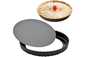 Anicy Forma do tarty z podnoszonym dnem, forma do pieczenia, okrągła, 28 cm, forma do zapiekania, do torteletów