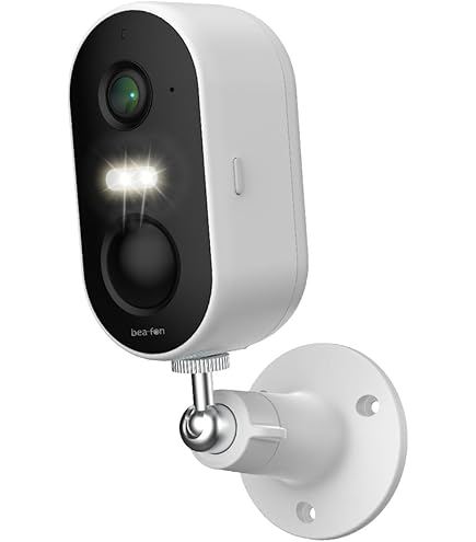 Beafon, Smart Home, Safer 4L, Swivelling Battery Surveillance Camera For Outdoor Use With LED Light, 3MP Super HD Camera, IP65 Protection Against Water Jet And Dustproof, White, Network 2.4G, WiFi - View #8