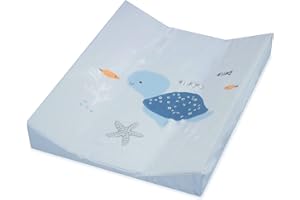 Julius Zöllner - Cambiador con 2 cuñas, cumple con el Standard 100 de Oeko-Tex, tamaño 50 x 65 cm, fauna marina