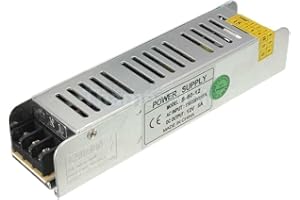 LEDSONE DC 12 V 5/6,6/8,33/10/12,5/15/16.66/20/30 A controlador LED fuente de alimentación transformador para tira de luces LED, DC12V 5A 60W, 9