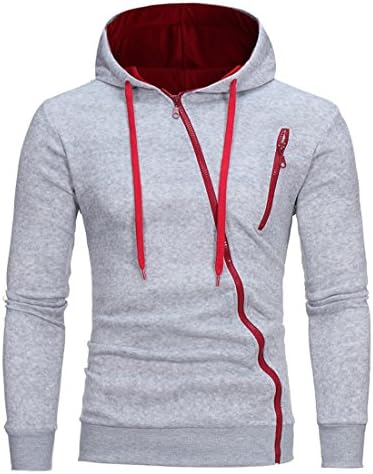 Men's Hoodie,Moonuy Men Long Sleeve Fashion Casual Daily Handsome Hooded Sweatshirt Tops Autumn Winter Jacket Coat Outwear Parka Hoody Sweater Overcoat hoodies for men (Gray-2, XXXL)