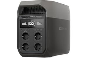 EF ECOFLOW EcoFlow Centrale elettrica portatile DELTA 3,1024Wh generatore solare,batteria LFP,ricarica rapida 0-70% in 30 min, espandibile fino a 5kWh,generatore con UPS per casa,campeggio