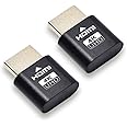 HDMI Dummy Plug - Display Emulator-Headless Display - 4K/UHD -2 PACK