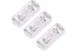 FUCHSWERK 3x Zwischenschalter Schnurschalter - 2-3 polig 6A 250V - Schnurzwischenschalter, Wippschalter, Zuleitungsschalter, Kabelschalter, Schalter | Transparent