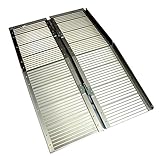 Folding wheelchair / mobility scooter 2 part suitcase style ramp - 2 Sizes (6ft / 182cm)