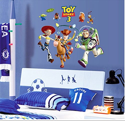 Giants 90cm XL Toy Story woody Bluzz Jessie Wall Stickers Mural Decoration Art Walldecals Kids Nursery Playroom Poster