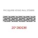 Produktbild Haihuic Mosaik 3D Wandaufkleber Peel und Stick Backsplash Wasserdichte DIY Wallpaper für Badezimmer Küche Selbstklebende Home Decor Wandfliese 20 x 200 cm