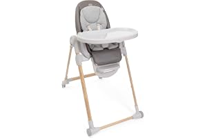 Chicco Polly Armonia Utvecklingsbarnstol för barn från 0 månader till 40 kg, liggstol med justerbar höjd och fotstöd, 4 hjul