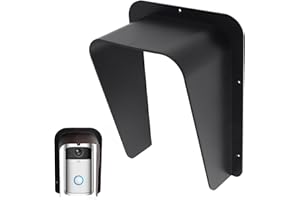 Juwacoo Cover, Doorbell Camera Rain Cover, Mount Accessories, Anti Glare Protector Compatible Rain Cover