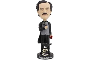 Royal Bobbles Edgar Allan Poe Bobblehead, Polyresin Premium Lifelike Figure, Unique Serial Number, Exquisite Detail