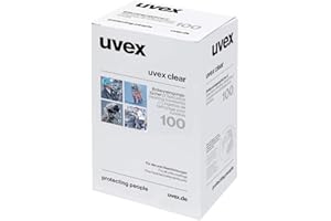 ‎UVEX Uvex 9963-000 chusteczki do czyszczenia, 100 sztuk