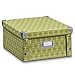 Produktbild Zeller 17697 Aufbewahrungsbox Texture, Pappe, L 31 x B 26 x H 14 cm, pistazie