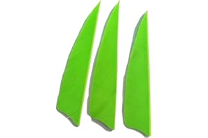 SHARROW 50pcs Arrow Turkey Feathers 3 inch Natural Feather Fletching Right Wing Peltate